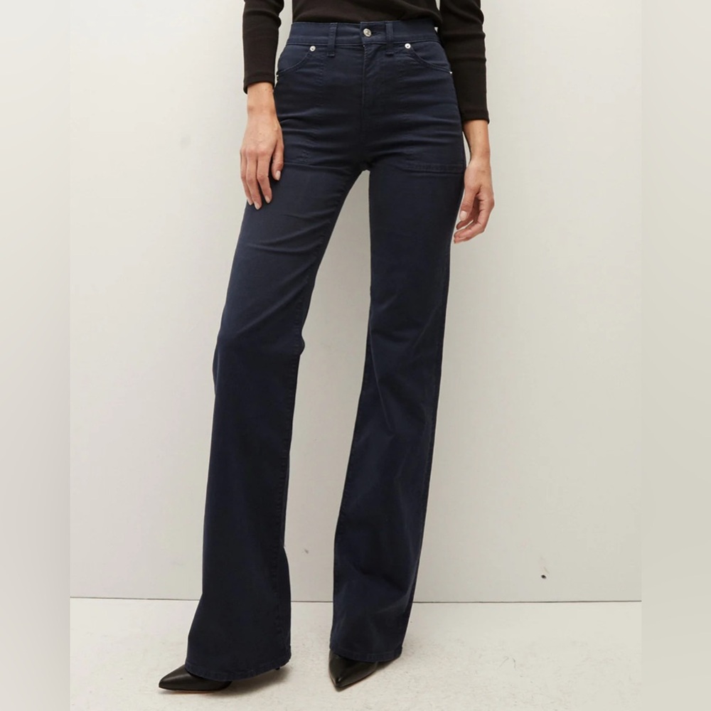 NWT Veronica Beard Crosbie Wide Leg Pants